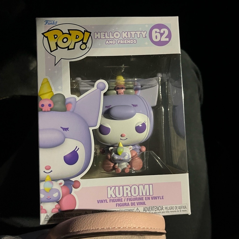 Funko Pop Kuromi Vinyl Figure in Purple and Pink